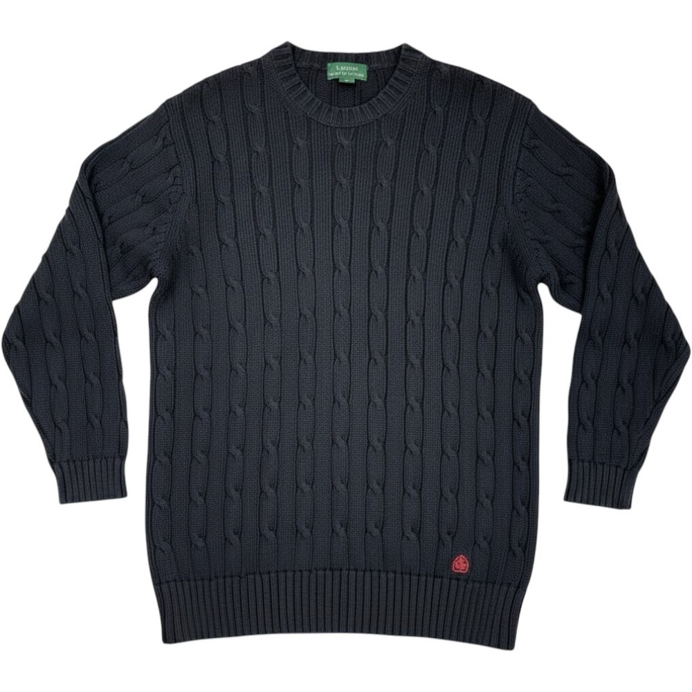 Lauren Ralph Lauren Cable Knit Crew Neck Sweater Men's Medium
